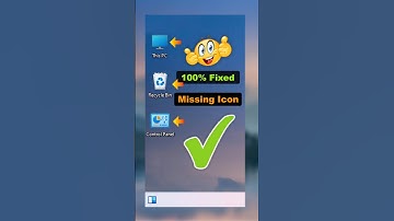 Fix Missing Desktop Icons | This PC, Control Panel & Recycle Bin Not Showing [Windows 10/11]
