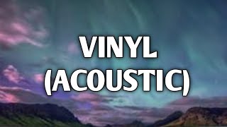 Video thumbnail of "Upchurch - Vinyl (Acoustic) (Lyrics)"