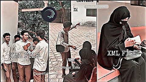 SCHOOL Boys Propose Trend xml file 😍 alight motion video editing @Riyad_Editz #xml #xml_file #preset