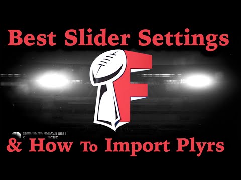 Madden 16 Franchise Mode | Best Slider Settings & How To Import Players