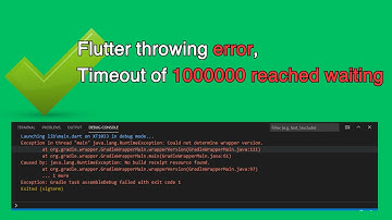 Flutter throwing error, Timeout of X reached waiting for exclusive access to file: Gradle