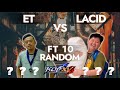 KOFXV - ET vs LACID - FT10 Random no order select - KOF15
