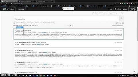 Searching patents with PatentScope