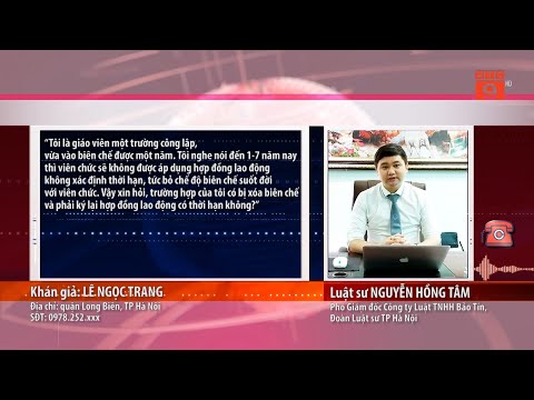 Hợp Đồng Không Xác Định Thời Hạn Là Gì - HỢP ĐỒNG LÀM VIỆC KHÔNG XÁC ĐỊNH THỜI HẠN ÁP DỤNG ĐỐI VỚI CÁC VIÊN CHỨC | VTC9