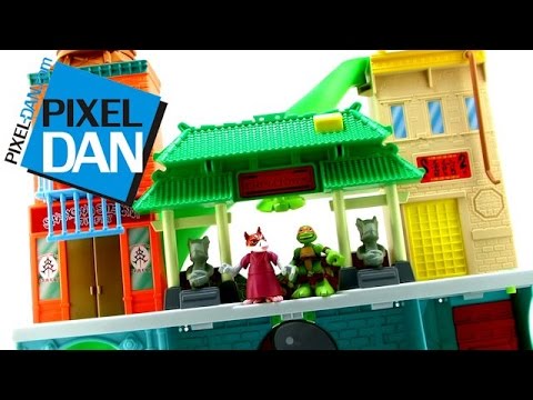 ninja turtle chinatown playset