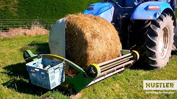 How to unwrap a bale with an SL350 bale feeder