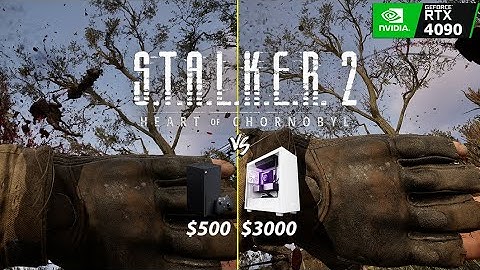 STALKER 2 XBOX SERIES X VS $3000 GAMIING PC !!!!!!! GRAPHICS COMPARISON & FPS PT2