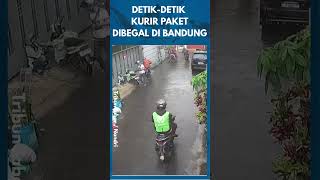 BEGAL SERANG KURIR PAKET! Saat Berteduh di Astanaanyar Bandung, Motor Dan Paket Raib