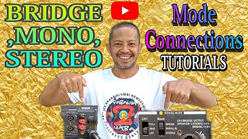 Paano gamitin ang Bridge, Mono, at Stereo mode ng Power Amp? #turorialvideo @play_ground