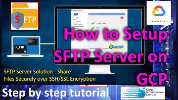 How to Setup SFTP Server on GCP for Secure File Transfers over SSH/TLS Encryption on Windows Server