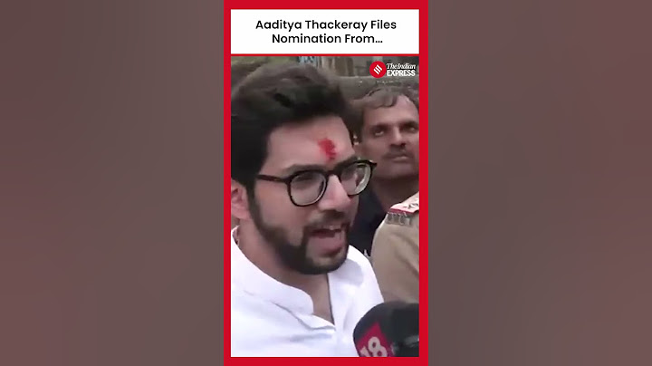 Aaditya Thackeray Files Nomination from Worli, Confident of MVA Victory in Maharashtra