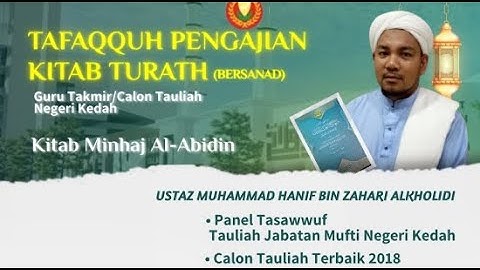 MAJLIS TAFAQQUH PENGAJIAN KITAB TURATH BERSANAD SIRI- 3