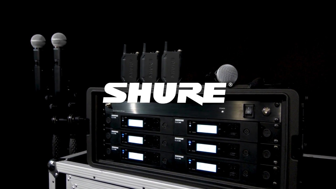SHURE GLXD4R / KORG PB-05 / DUPLEX 2Uラック GLXD4R - Rack Mount Receiver for GLX-D Advanced Digital