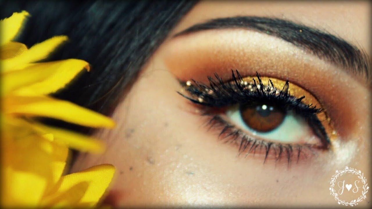 SUNFLOWER YELLOW // Eye Makeup Tutorial YouTube