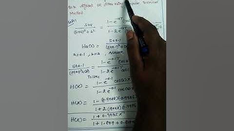 Impulse invariant method problem (2)