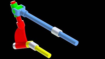 Linear motion from eccentric shaft