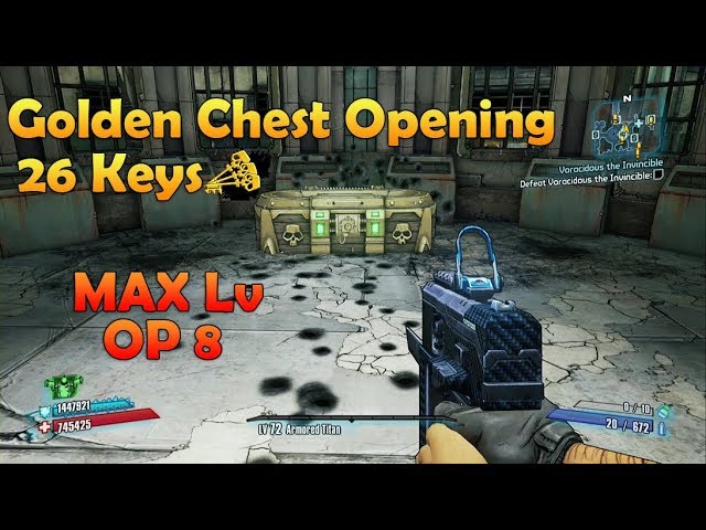 Borderlands 2 - Opening Golden Key Chest Level 15 