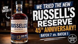 Russell's Reserve 13 Year 45th Anniversary (Batch 7) vs Batch 1 LL/JD #whiskyinsv 180