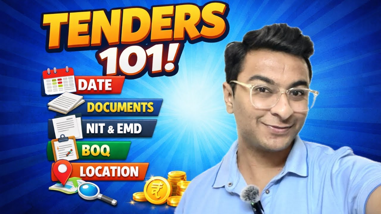 Government Tenders Explained (Dates, EMD, BOQ & More)