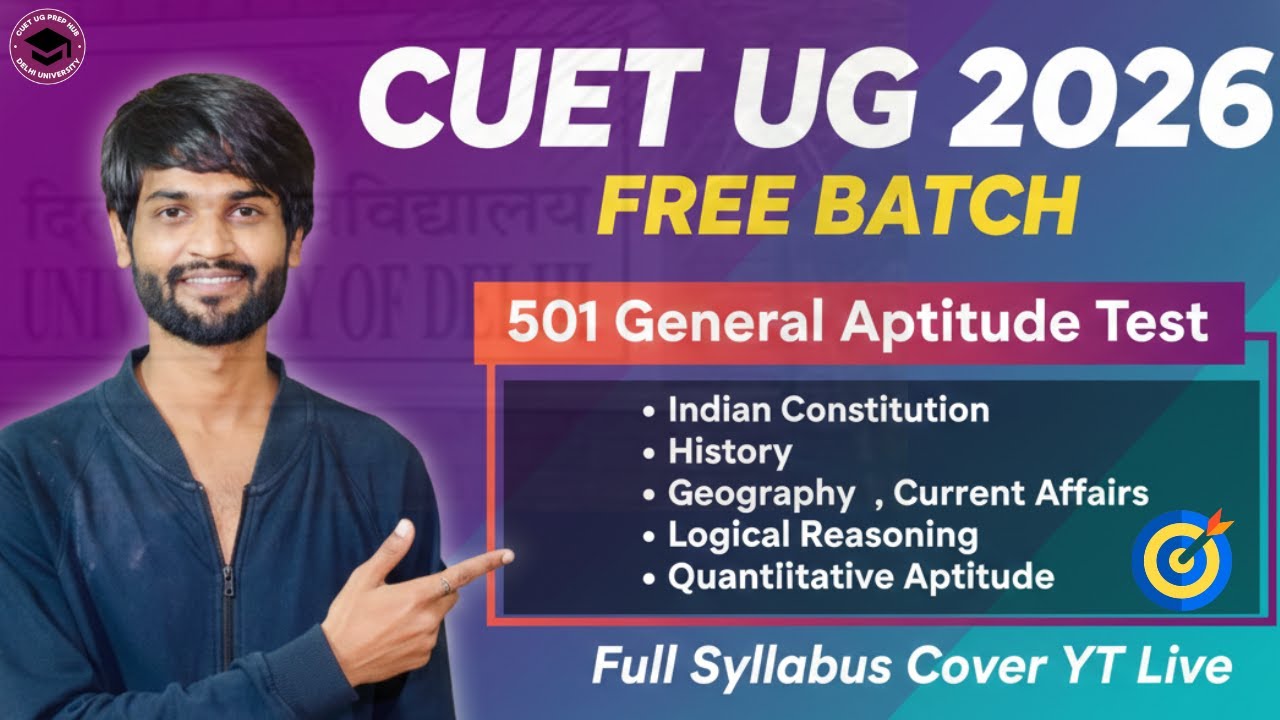 CUET GAT 2026 Latest Syllabus | CUET General Aptitude Test Syllabus and ...