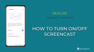 How to Turn On/Off Screencast - realme [Android 11 - realme UI 2]