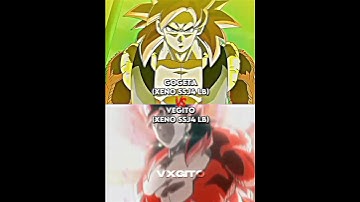 XENO VEGITO VS XENO GOGETA #dragonball #dragonballsuper #superdragonballheroes #vegito #gogeta #edit