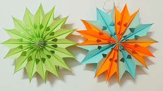 How to Make 3D Star for your Christmas Decoration | Paper Craft I DIY