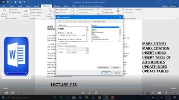 How to insert Index||table of authorities in ms word||urdu m pura ms word sekho.Digiserve Tech