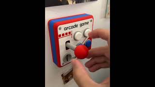 I printed a retro arcade switch panel for my lamp. 3D printing is a very new thing to play with.