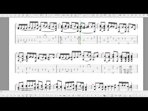 (吉他譜/TAB) 艾辰 - 錯位時空 [Guitar FingerStyle]