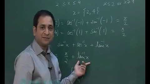 Class 12 Maths Inverse Trigonometric Functions Domain and Range Video Lecture