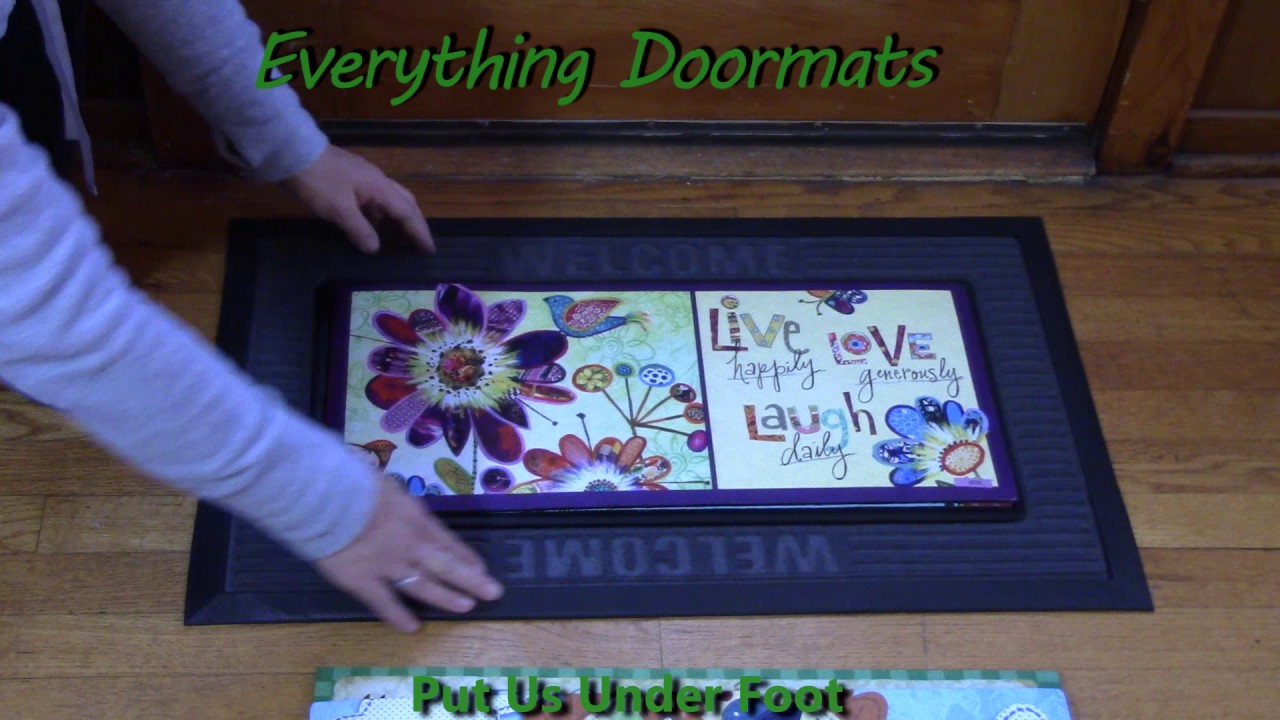 Sayings Sassafras Insert Doormats 18 X 30