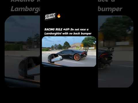 Never race a