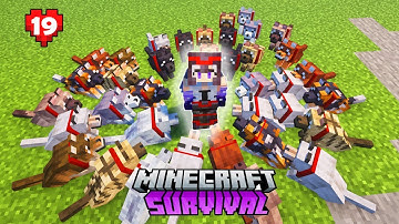 Mình thu phục TẤT CẢ loài Sói trong Minecraft 1.21 | I tamed all the wolves in Minecraft 1.21 Hard