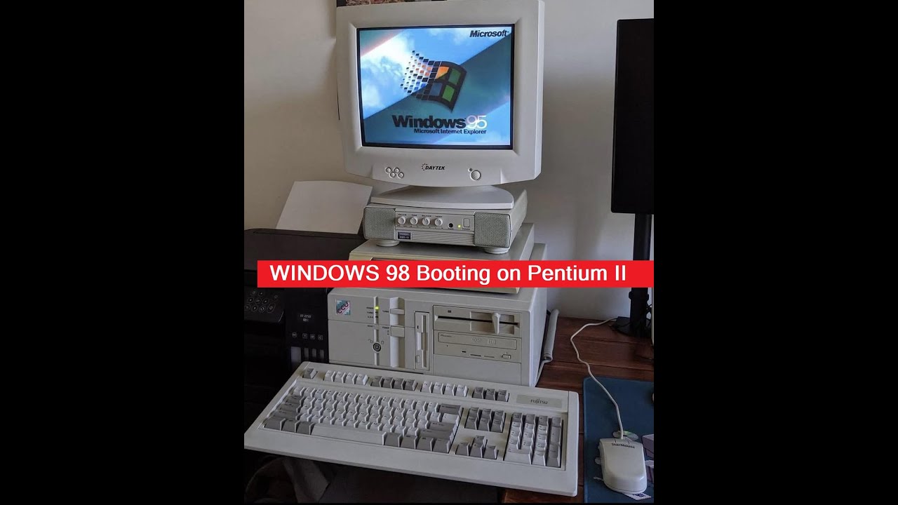 Classic Windows 98 Booting On Pentium II Machine: Retro Computing