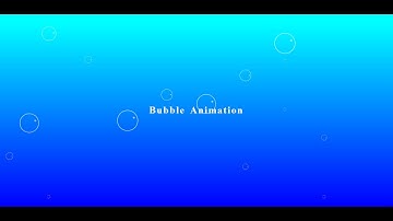 Bubble Animation With CSS