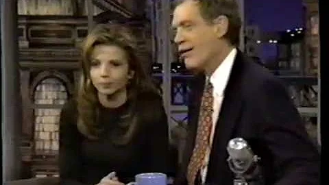 Victoria Abril on the Late Show (1996)