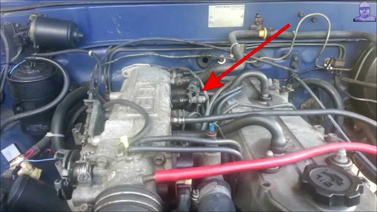 TOYOTA 22RE COLD START INJECTOR - YouTube 91 toyota celica wiring diagram 