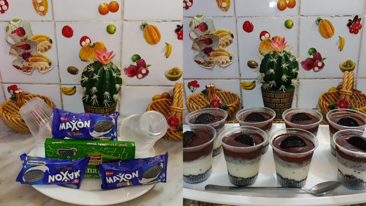 وصفات رمضان 🌜🇩🇿 بكريمة وحدة حضري هدي التحلية باربعة طبقات جربيها راح نولي مدمنة عليها بنة خيالية 