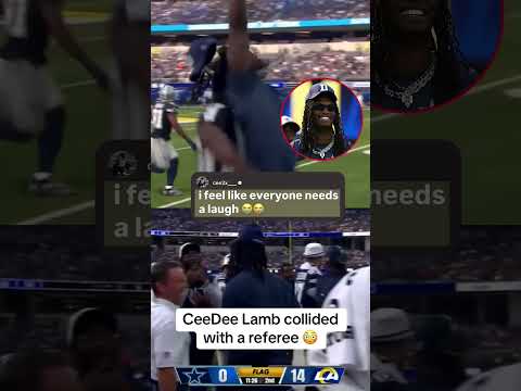 CeeDee Lamb received a 15-yard penalty for sideline interference 😅 (📺 NFLN)