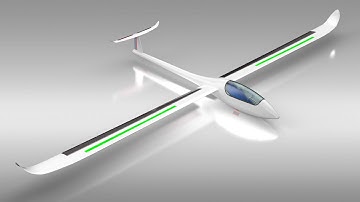 Glider Cad Model Animation With SOLIDWORKS