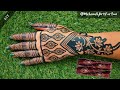Trying semi bridal mehndi stencil/how to use mehndi stencil #mehndistickers #mehndistencil #viral