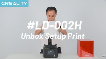 Unboxing | Creality LD-002H LCD Resin 3D Printer Unbox Setup and Print