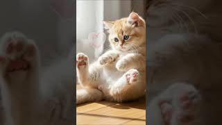 Ultra-Slow 240Fps Kitten Asmr Milk Foams Heart-Melting Belly Roll & Purr Symphony