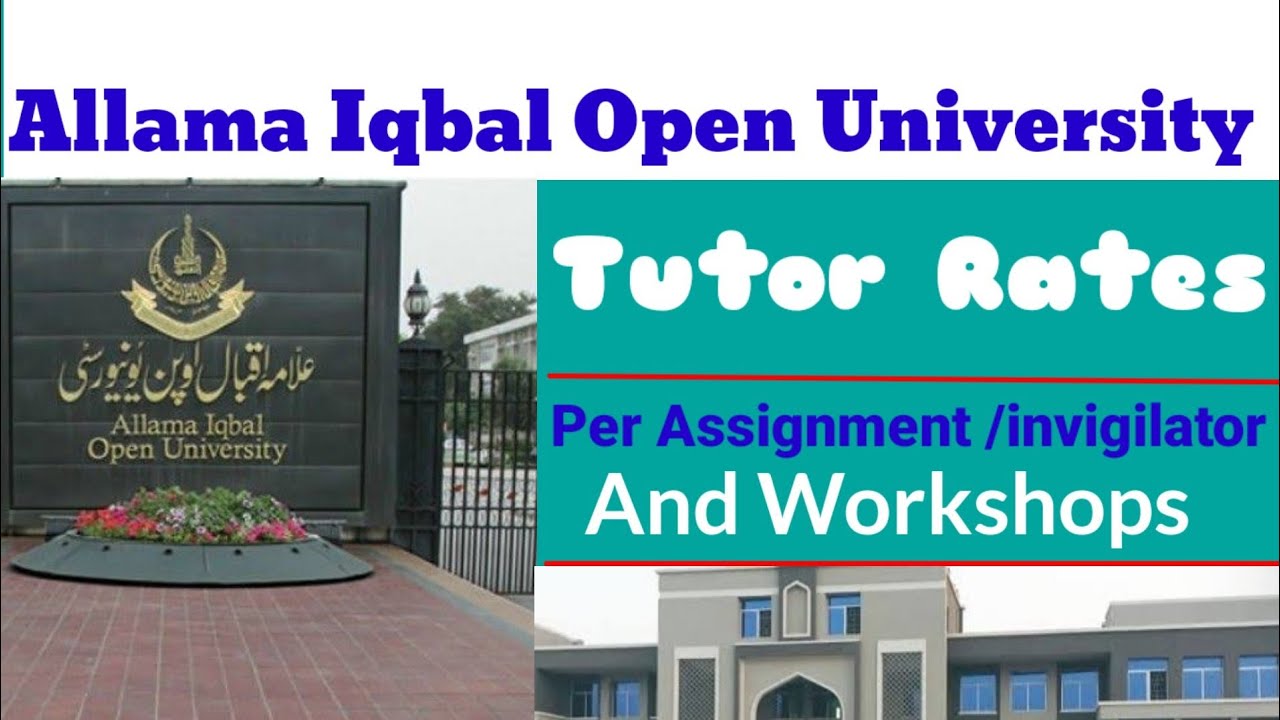 allama iqbal open university assignments