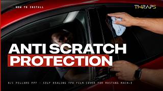 B/C Pillars PPF Install — Ford Mustang Mach-E (Clear 8mil, DIY Precut) screenshot 5