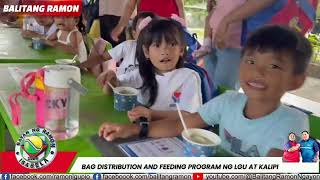 September 4, 2025 Ramon,Isabela Pamamahagi Ng School Bags, School Supplies At Kalipi Feeding Program