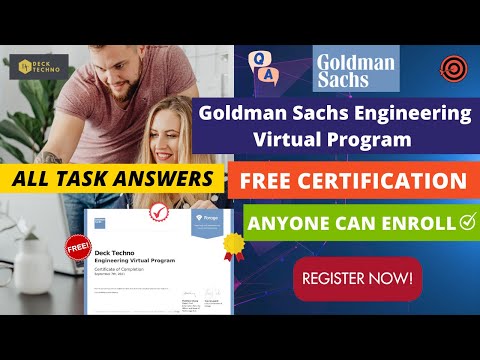 [SOLVED] Goldman Sachs Virtual Internship Answers | Goldman Sachs Forage Answers | All Task Answers