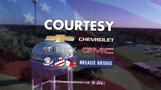 Courtesy Chevrolet Buick GMC in Breaux Bridge is your King of the Basin!