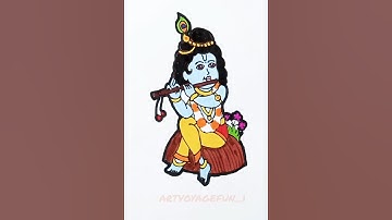 Krishna Sketch🙏#shorts #shortsfeed #krishna #harekrishna #youtubeshorts #viralvideo #trending #kanha